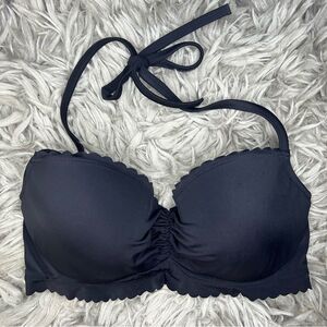 Victoria’s Secret The Getaway Halter black bikini swim top women’s size 32DD